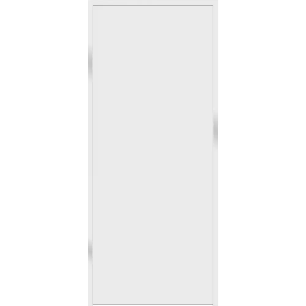 Дверь межкомнатная глухая Invisible 90x220 см цвет белый с замком 89433733 STLM-2053158 VELLDORIS  - Вид №5