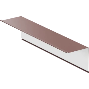 Планка угла внешнего 115x115x2000 мм 0.4 мм RAL 8017 коричневый