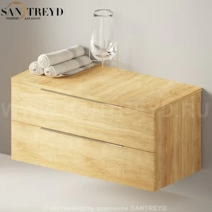 Flaminia BOX Настенная тумба 105 см с 2-мя ящиками BX437.WQ