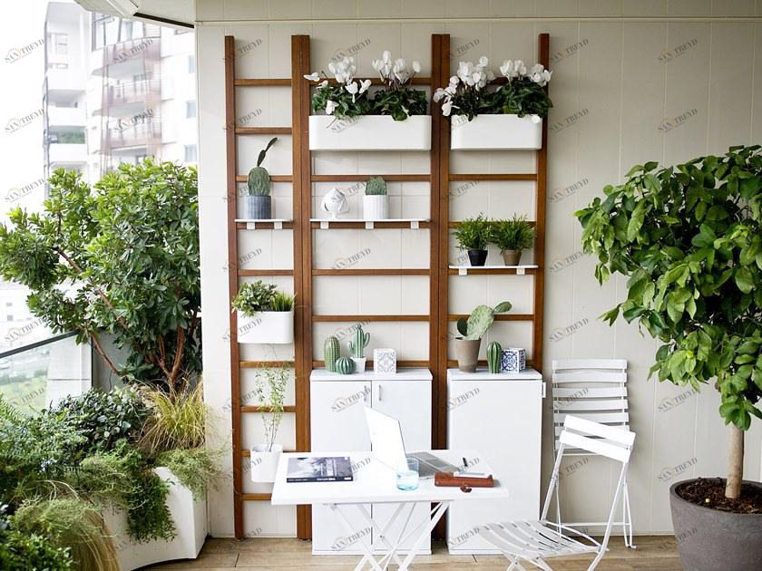 Unopiù Вертикальная зеленая решетка Iroko  Ubsca37 