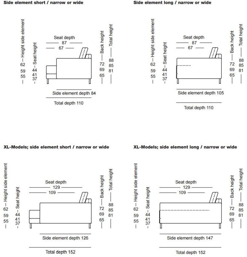 Rolf Benz Модульный кожаный диван с шезлонгом Rolf benz 007 nuvola sun-id-1387623 - Вид №7