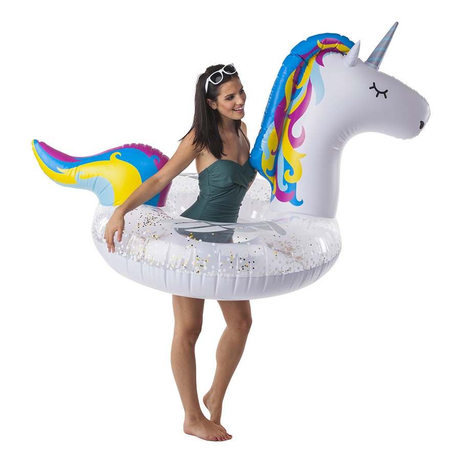 BMPF-0065 Круг надувной , unicorn glitter BigMouth  - Вид №6