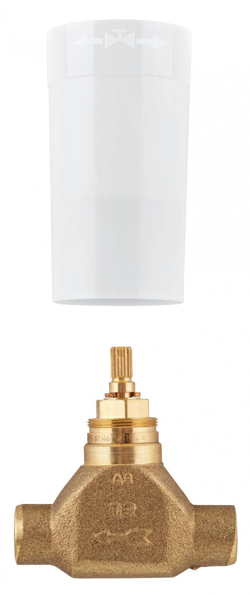 Встраиваемая часть вентиля GROHE, для пайки Ø15 мм, латунь (29801000) Spare Parts