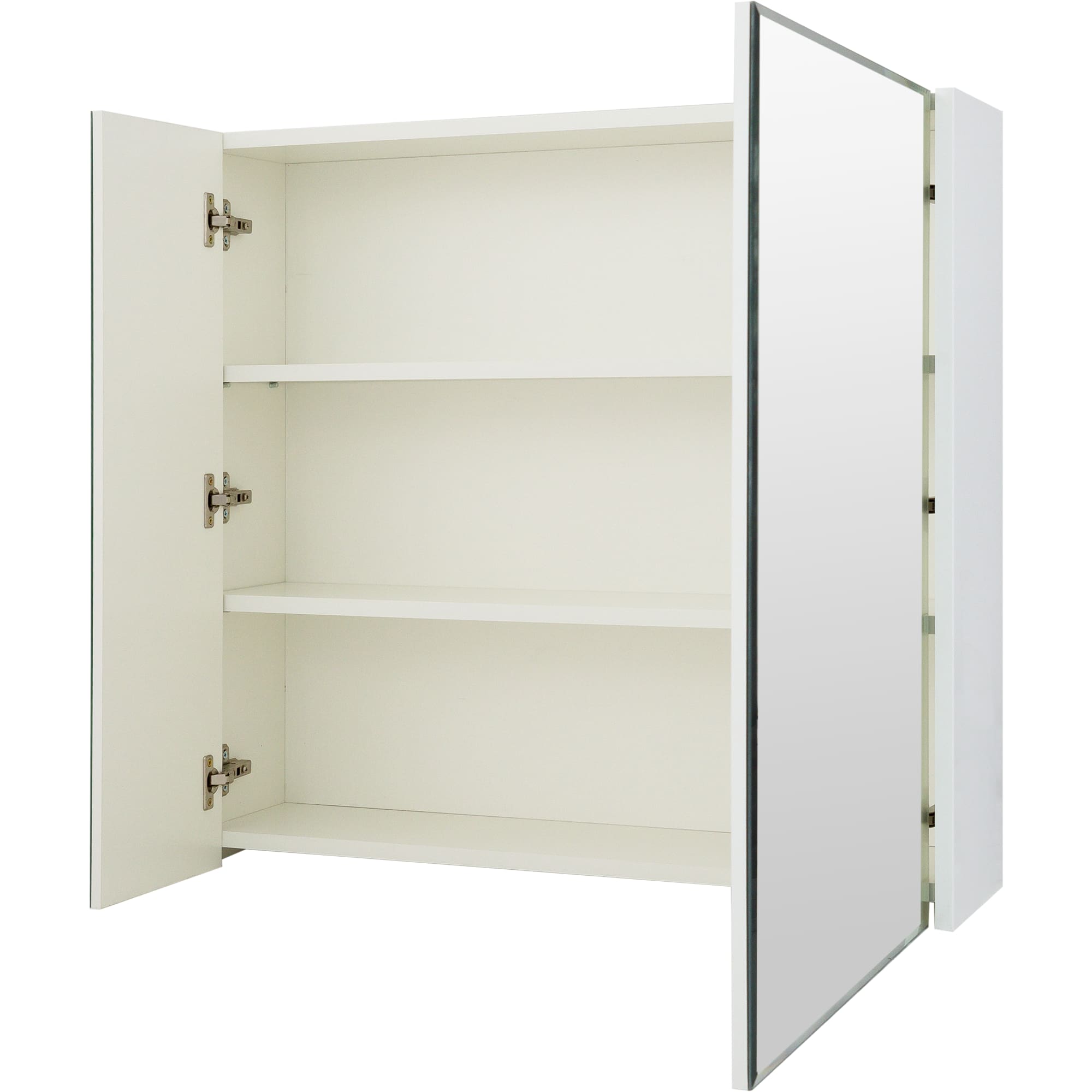 81981323 Шкаф зеркальный «», 80 см, цвет белый глянец Экко Santreyd  - Вид №2