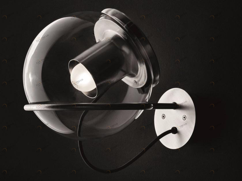 Oluce Бра с прямым светом из дутого стекла The globe sun-id-1419233