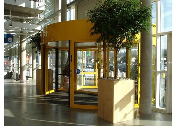 ASSA ABLOY Автоматические карусельные двери с двумя секторами Porte automatiche girevoli sun-id-1391692 - Вид №3