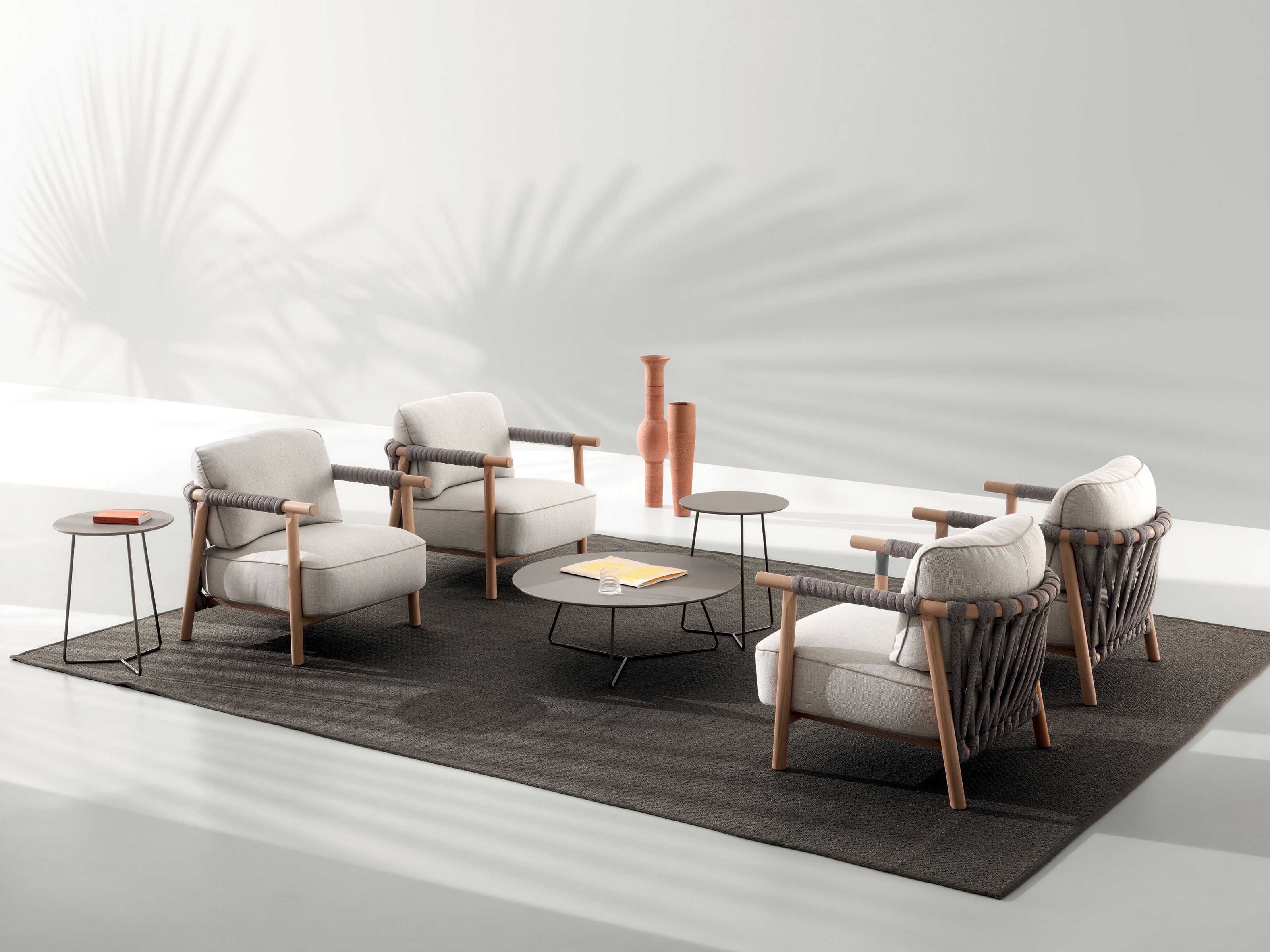 Тканевое садовое кресло с подлокотниками Ditre Italia Nathy ARCH-00036515 - Вид №1