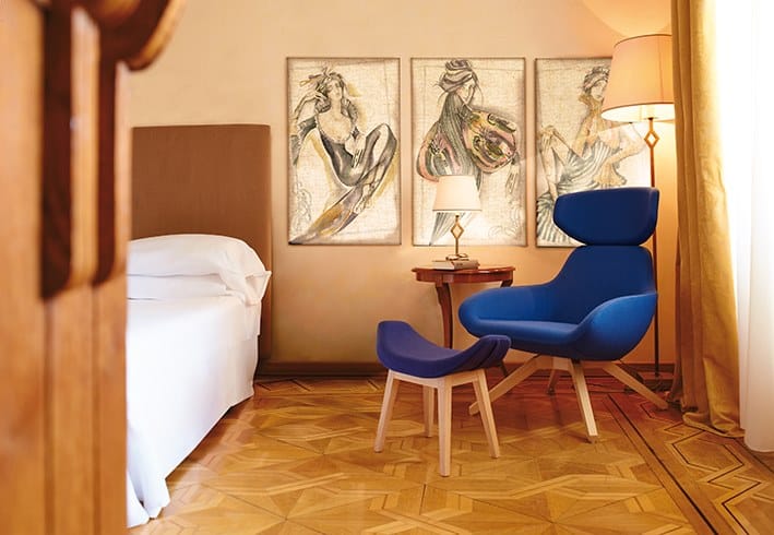 Тканевое кресло с основанием из ясеня ALMA DESIGN X Big ARCH-00119242 - Вид №5