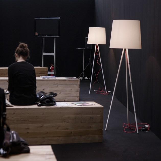 Martinelli Luce Торшер из металла с тканевым абажуром Eva 2270 - Вид №1