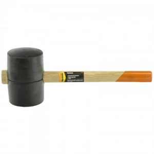 Киянка резиновая 1130г черная резина, деревянная рукоятка SPARTA