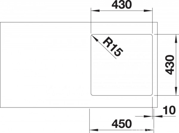 522957 Кухонная мойка Blanco Andano 400-IF  Blanco Andano - Вид №9