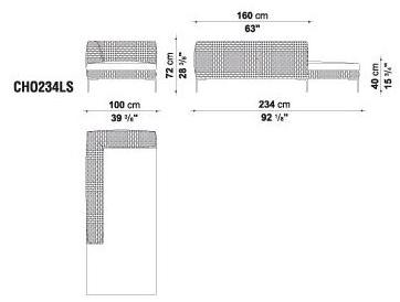 B&B Italia Outdoor Угловой диван из полипропилена Charles outdoor sun-id-1376087 - Вид №12