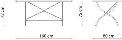 Vermobil Складной прямоугольный садовый стол из металла Springtime Sp3121 - Вид №7