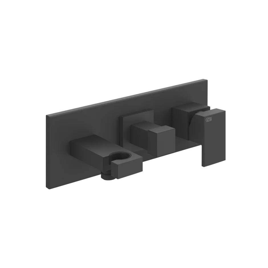 Смеситель для ванны-смеситель для душа 44911 299 Gessi Rettangolo МАТОВО-ЧЕРНЫЙ 44911299