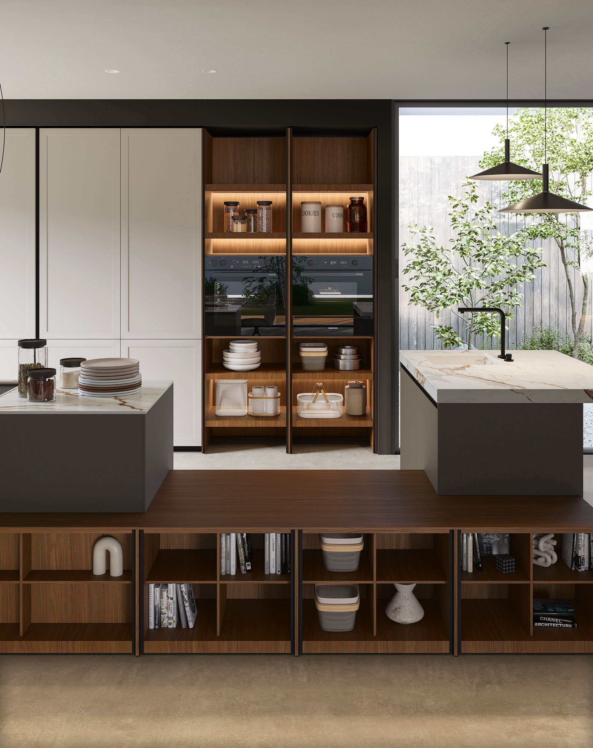 Кухня с островом Copatlife Life Projects ARCH-00128445 - Вид №5