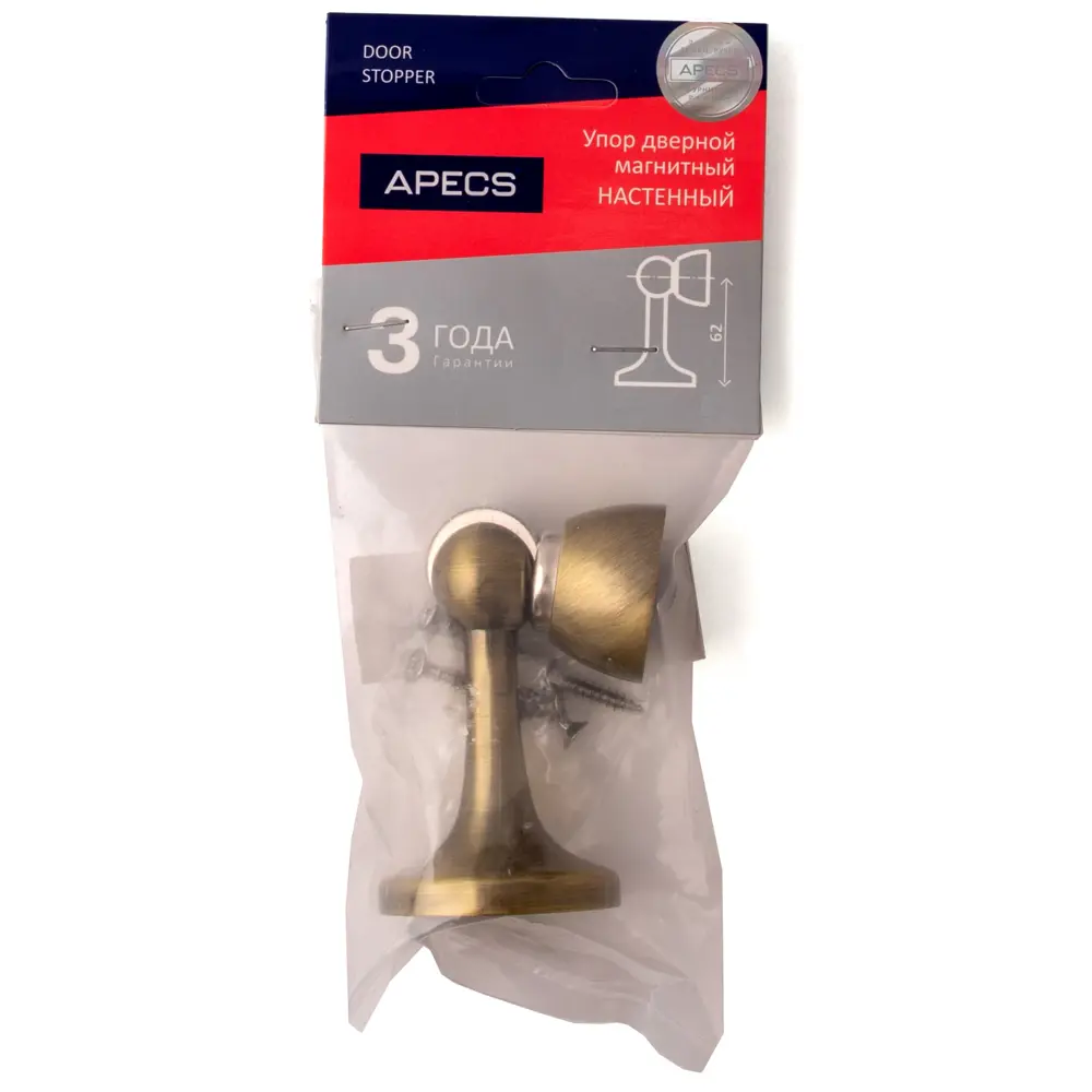 Магнитный ограничитель Apecs DS-2761 для защиты стен и дверей 12264345 STLM-0001861 - Вид №3