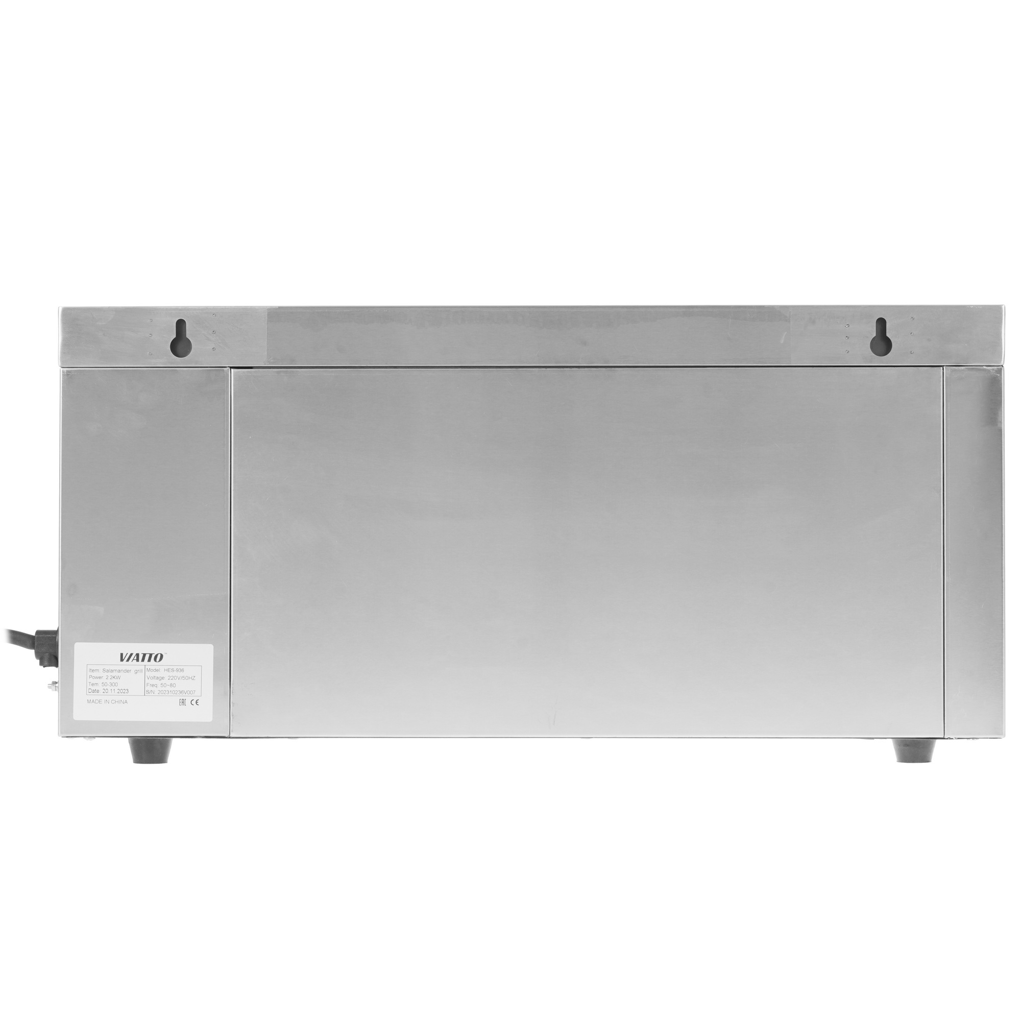 9076772 Гриль-саламандра Viatto HES-936 серебристый STDN-0030446 - Вид №6