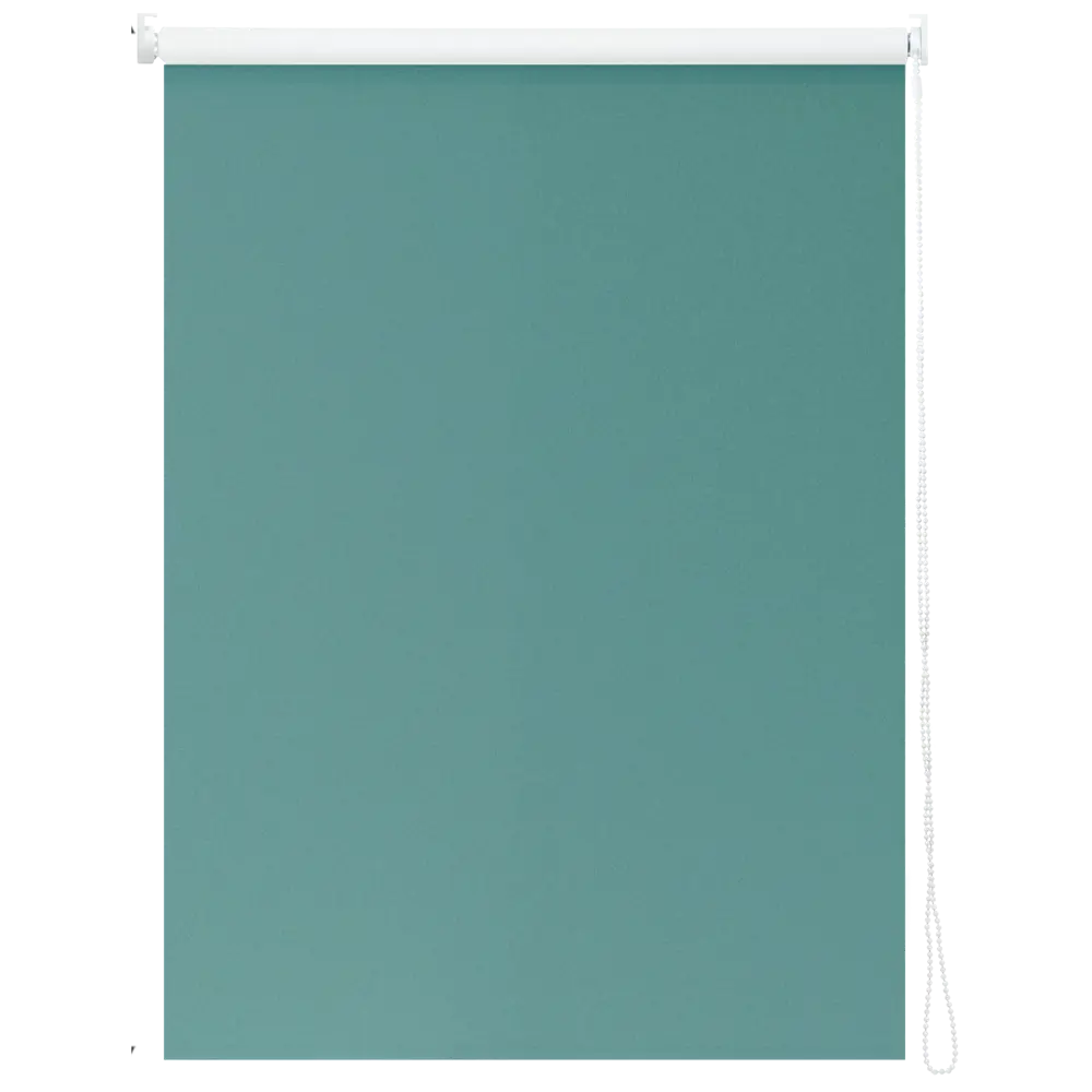 Штора рулонная блэкаут Inspire Santos 100x160 см бирюзовая Celadon 2 82692243 STLM-2057048