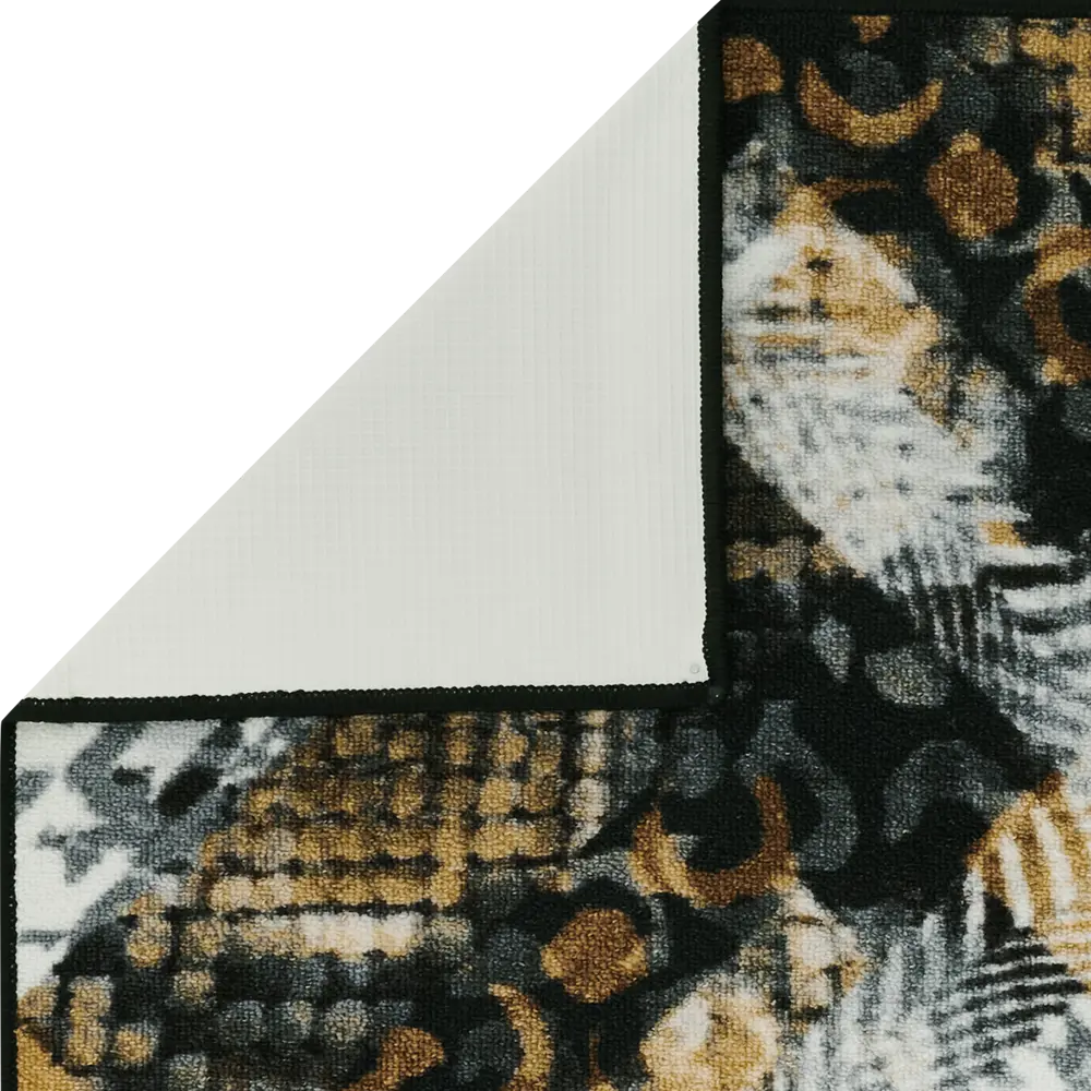 Коврик декоративный нейлон Кристалл 80x200 см цвет коричневый CTIM STLM-2205965 - Вид №4