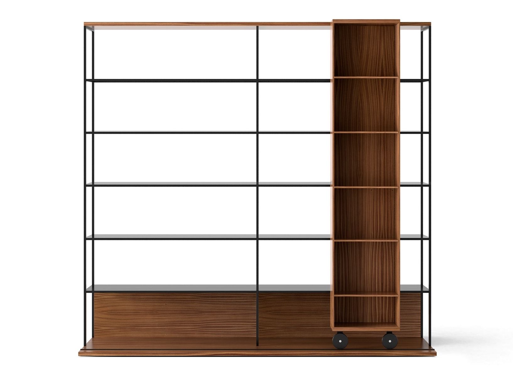 Деревянный книжный шкаф на колесах Punt Literatura ARCH-00034358 - Вид №62