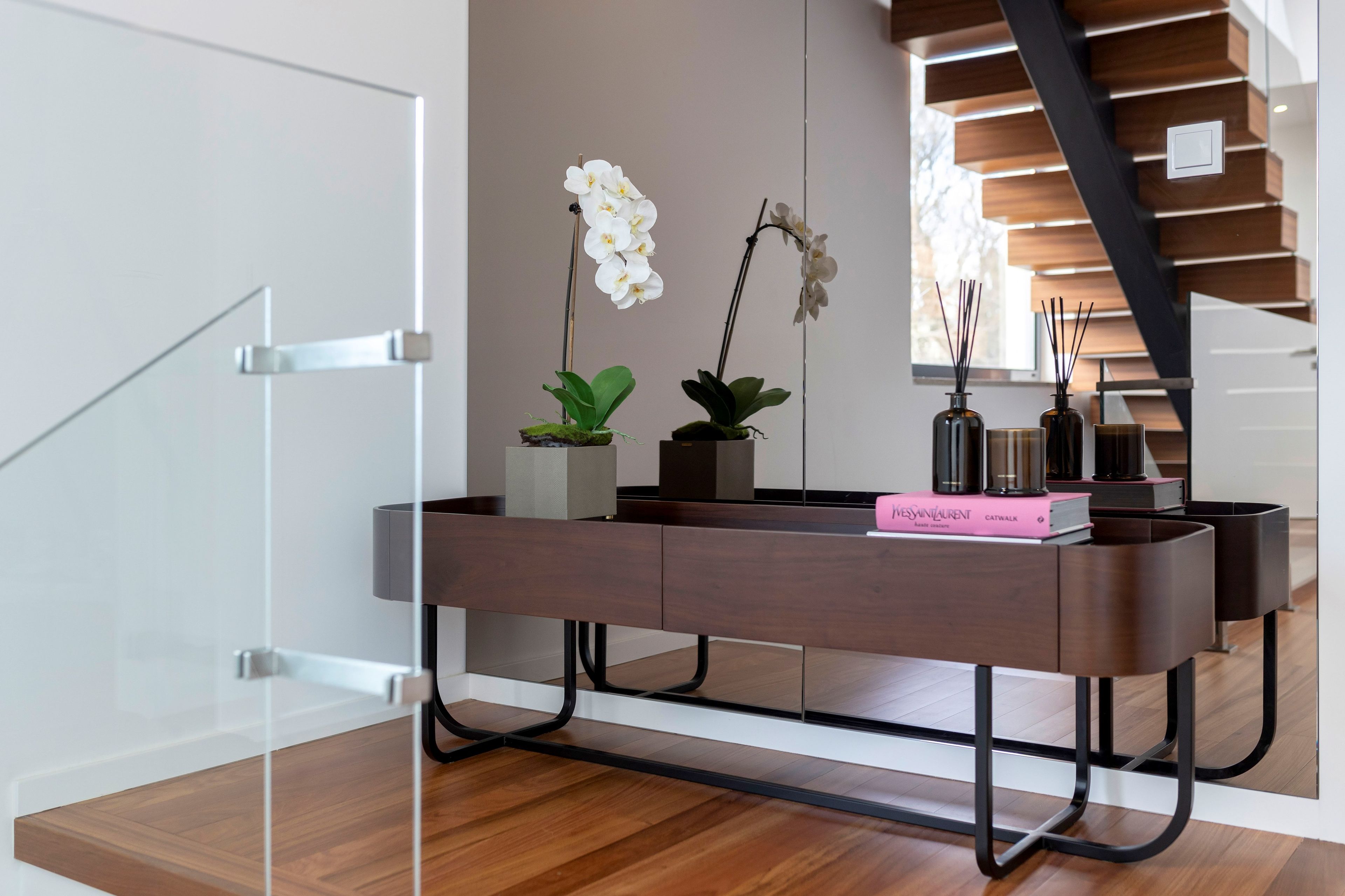 Прямоугольная консоль из шпона с ящиками Stylish Club His &amp ARCH-00129342 - Вид №9