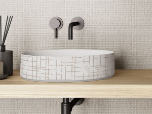 Керамическая круглая столешница