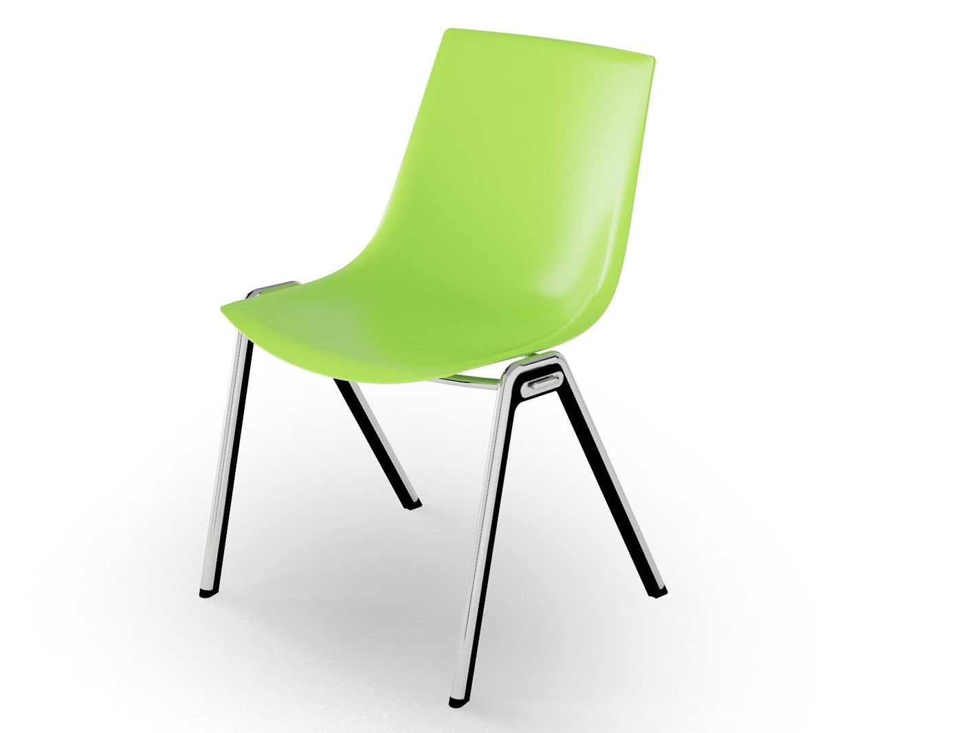 Пластиковый стул SCHNEEWEISS interior Blaq ARCH-00023765 - Вид №1