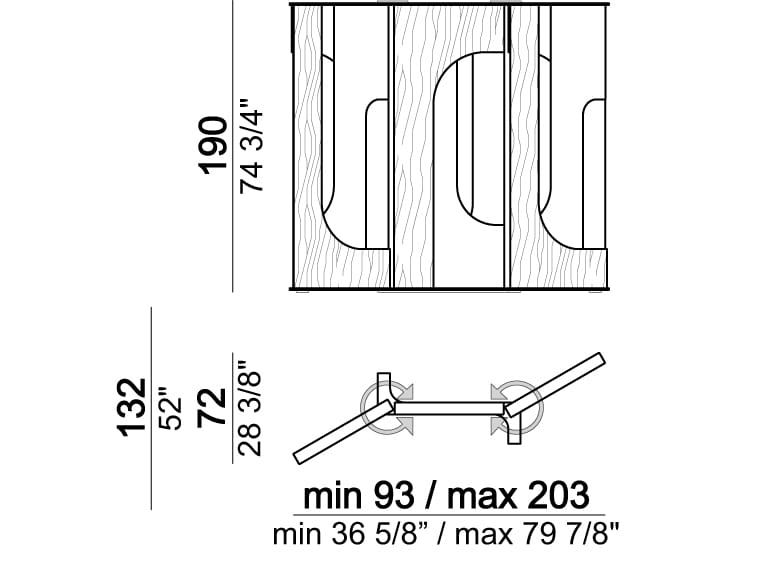 Деревянная перегородка Arketipo HIDE ME ARCH-00089052 - Вид №2