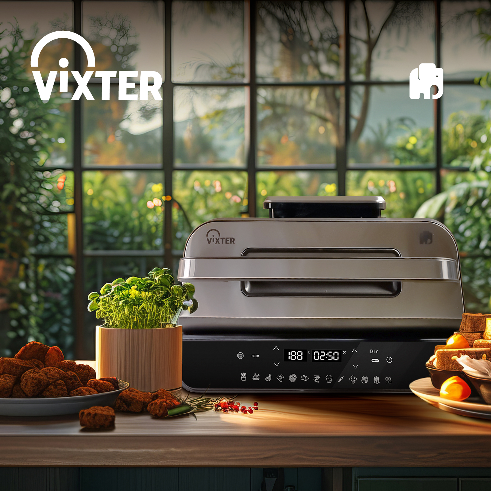 9179100 Гриль Vixter AF-5330 черный STDN-0016354 - Вид №18