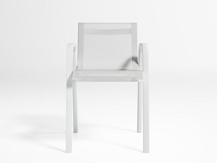 GANDIABLASCO Штабелируемый садовый стул из batyline® с подлокотниками Stack sun-id-1510686 - Вид №1