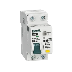 Дифференциальный автомат DEKraft ДИФ-103 для комплексной защиты сети 89380934