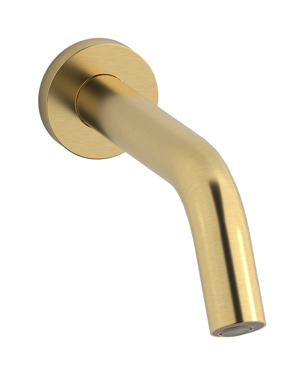 Электронный кран только для холодной воды в комплекте с блоком управления WE ARE IB el006os Brushed Gold Powa 2.0