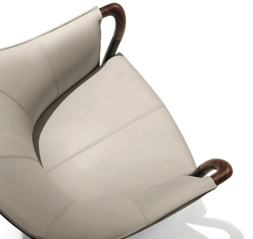 Giorgetti Кожаное кресло с подлокотниками Progetti sun-id-1448221 - Вид №2