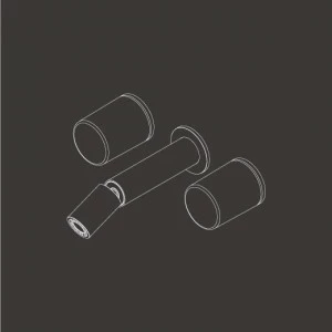 Настенный двойную ручку смеситель с регулируемым носиком L. 170 мм. Цветные TechnoGel® ручки  UDT10 CEADESIGN