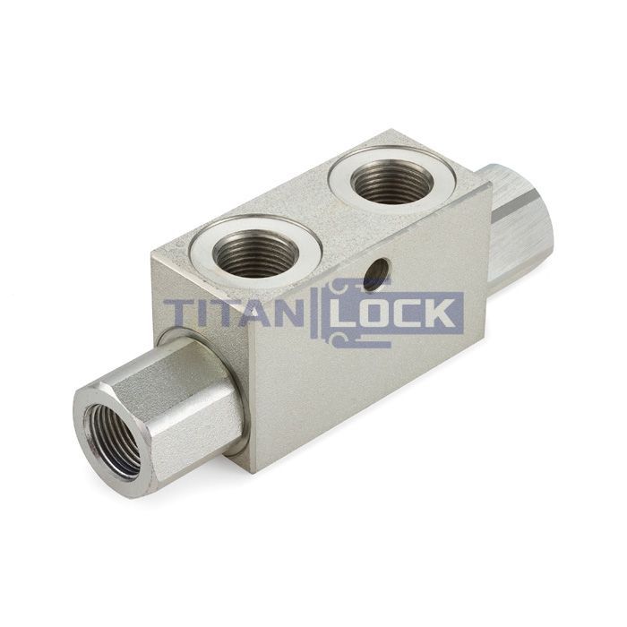 Гидрозамок двусторонний, 1/2", BP/BP, сталь, TLDHL1/2FF TITAN LOCK  - Вид №1