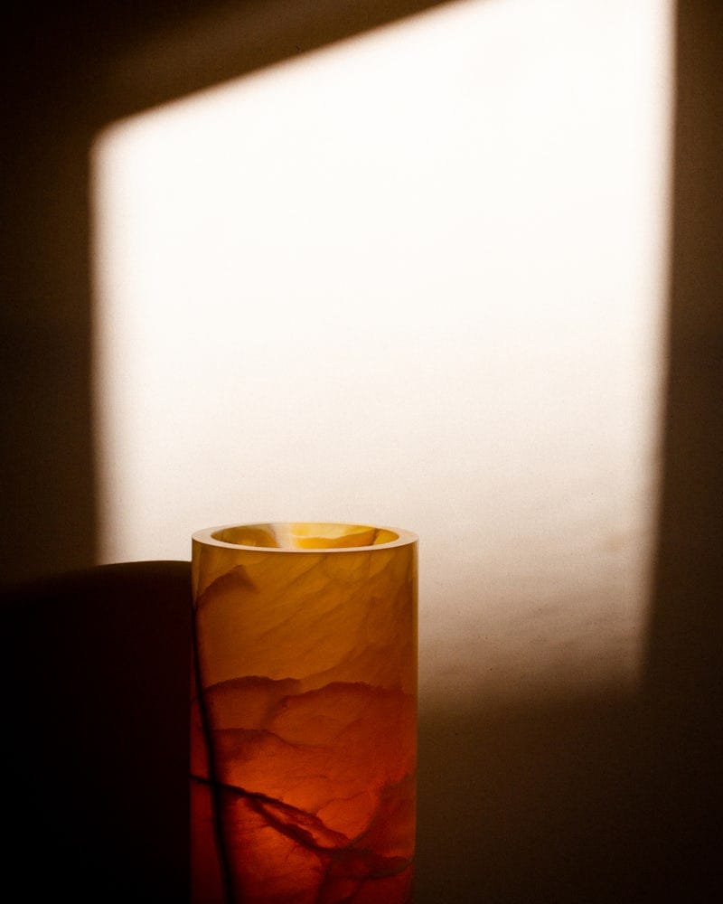 Светодиодная настольная лампа из оникса с диммером Michael Anastassiades ONYX LIGHT ARCH-00010410 - Вид №2