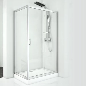 Душевой уголок Aquanet Alfa 140x80-12, прозрачное стекло