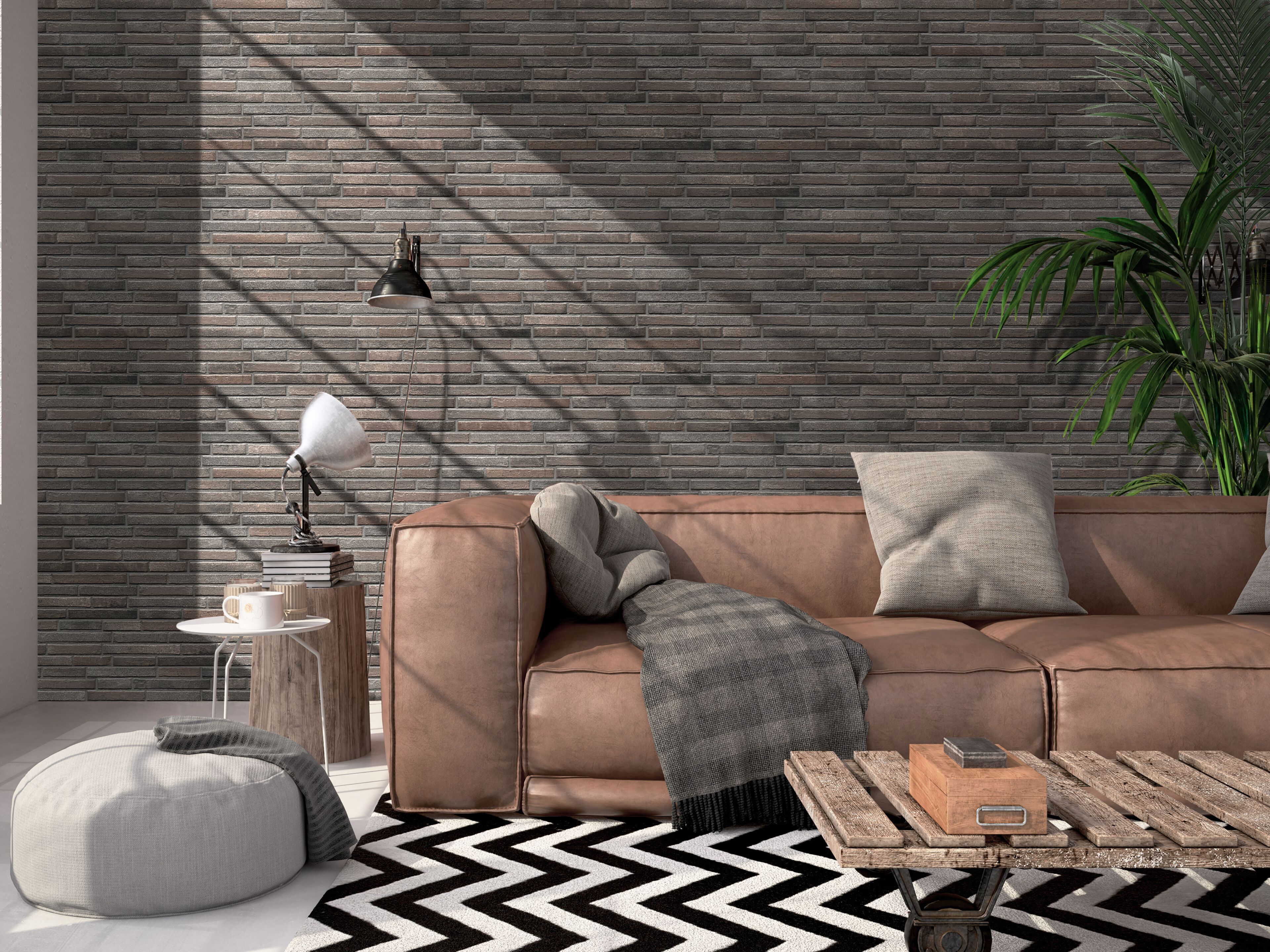 Керамогранит с эффектом кирпича KERADOM URBAN ARCH-00081356