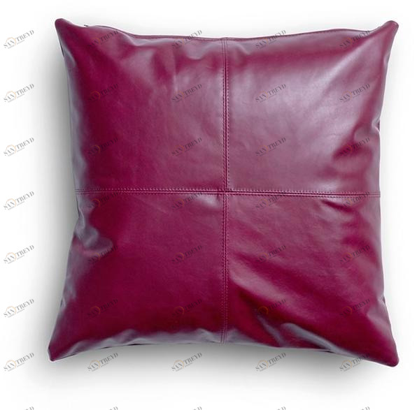 Bodema Однотонная квадратная подушка из кожи  T 