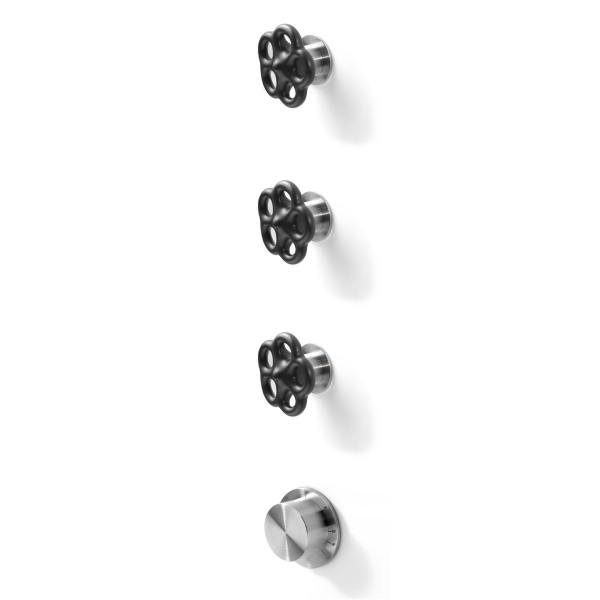 Термостатический смеситель с 3 кранами открытия/закрытия. DSY273 linki 