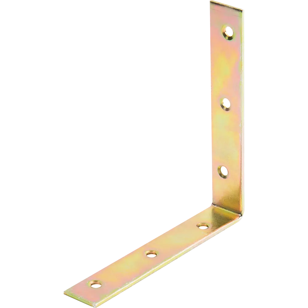 Уголок мебельный KSZ 125x125x22x2 желтый цинк GAH ALBERTS STLM-2189316