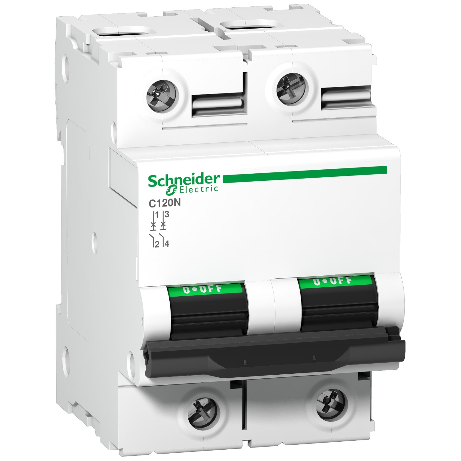 A9N18347 Автоматический выключатель Acti9 2P 125А (B) 10кА Schneider Electric Acti 9 