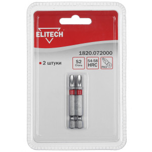 Набор бит Elitech 1820.072000 9135822