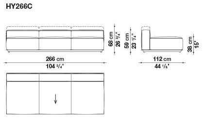 B&B Italia Outdoor Садовый диван из модульной ткани sun-id-1410409 - Вид №21