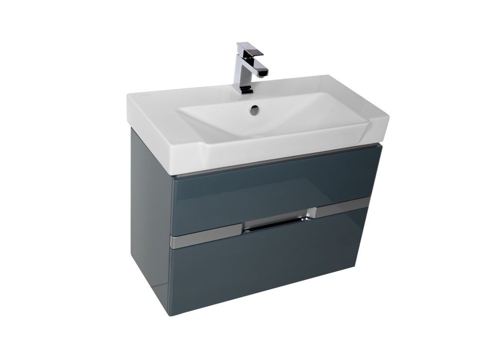 Тумба с раковиной Aquanet Виго 80 сине-серый 0018336400170591 - Вид №5