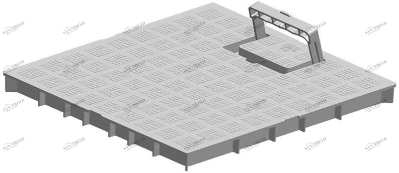 First Corporation Крышка с противоударной ручкой из ПВХ First plast Scdpm30g