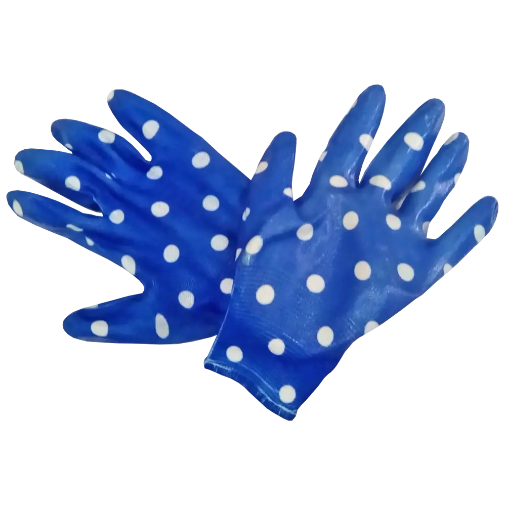 Садовые перчатки GARDEN FLOWERS с нитриловым покрытием для комфортной работы 82842744 STLM-0036956