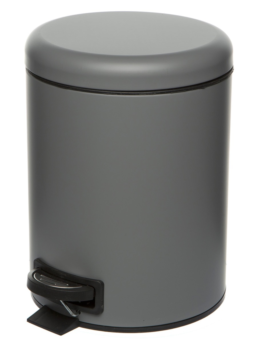 Вёдра с педалью и крышкой Pavo 5L Grey NAVAKO 11537