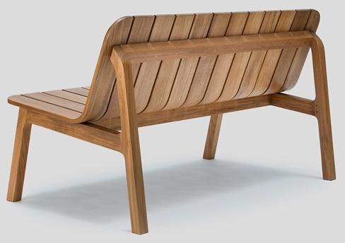 Feelgood Designs Скамья из тика со спинкой Nyord sun-id-1447532 - Вид №5