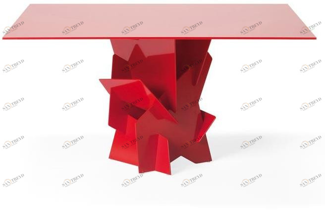 YDF Квадратный стеклянный стол sun-id-1507984